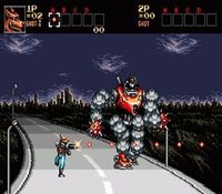 une photo d'Ã©cran de Contra Hard Corps sur Sega Megadrive